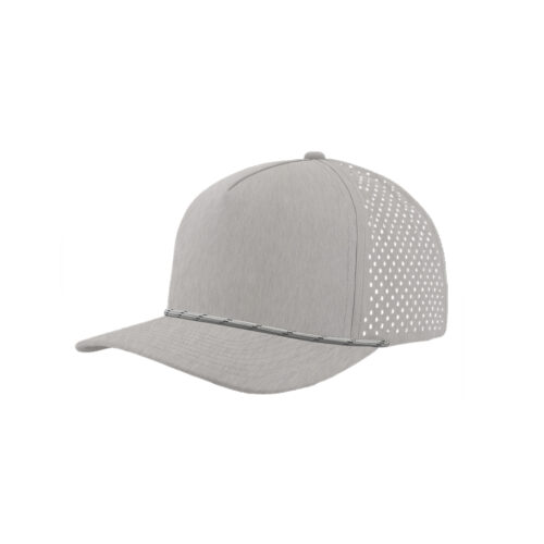 258_Light-Blue-White 5 Panel cap with rope