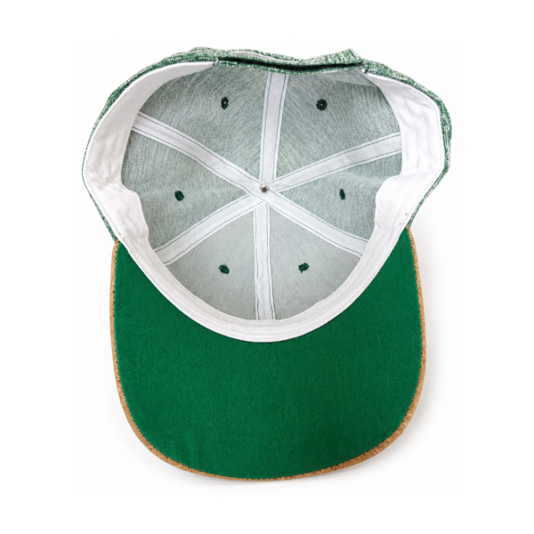Green Heather Cork-Brim Cap