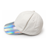 508d1f4ba9d0ee9687f6bc8213cdc1a9-square White Cap with Holographic Brim