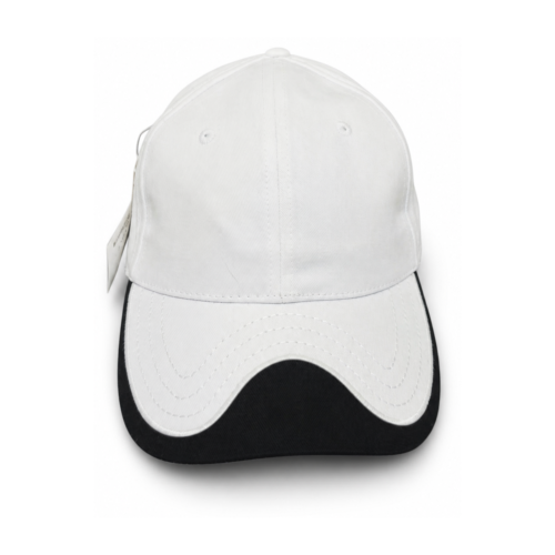 965c665832014971aefd754a19377711-square White Cap with Black Brim