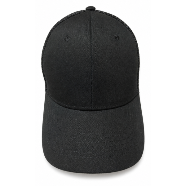 Black Cotton Baseball Cap
