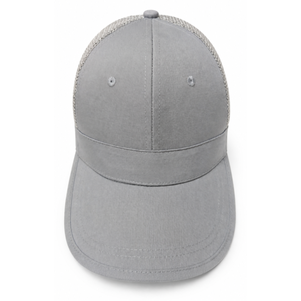 Gray Cotton Baseball Cap