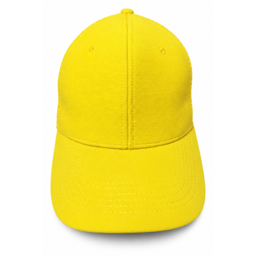 Yellow Cotton Baseball Cap