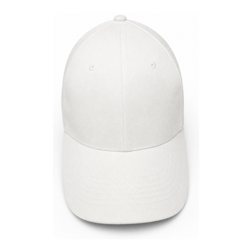 Cotton Baseball Cap – White