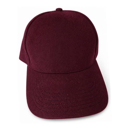 CAP-2026-111-cotton-baseball-cap-hat-front Cotton Baseball Cap – Red