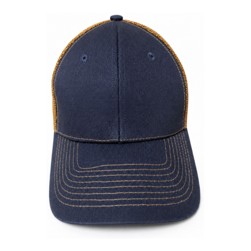 CAP-2026-121-cotton-baseball-cap-hat-front Cotton Baseball Cap – Blue