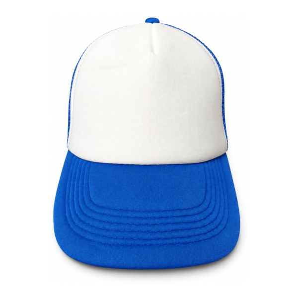CAP-2026-129-cotton-baseball-cap-hat-front Cotton Baseball Cap – Blue