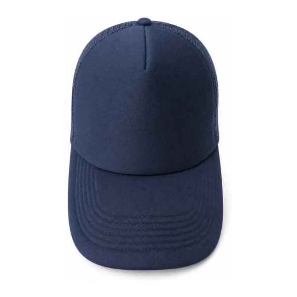 CAP-2026-132-cotton-baseball-cap-hat-front Cotton Baseball Cap – Blue