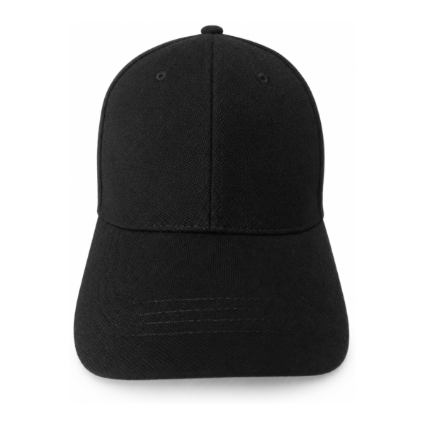 Cotton Baseball Cap – Black