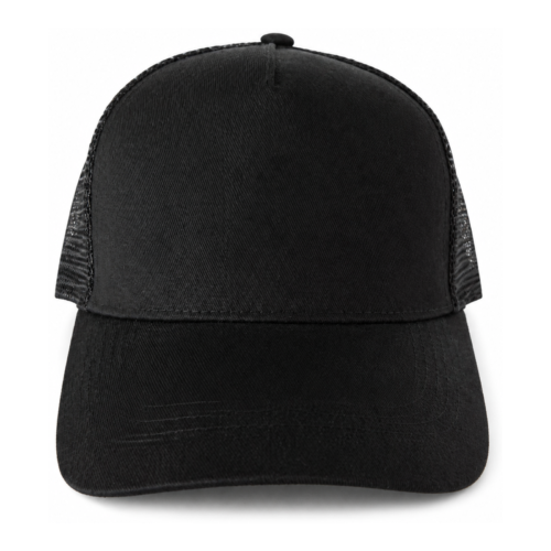 Cotton Baseball Cap – Black