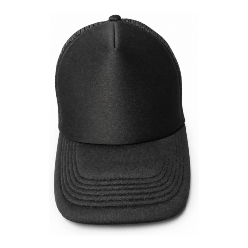 CAP-2026-146-cotton-baseball-cap-hat-front Cotton Baseball Cap – Black