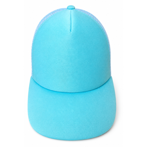 Cyan Cotton Baseball Cap