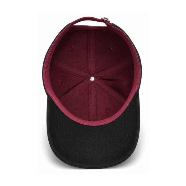 Black Cap with Red Trim